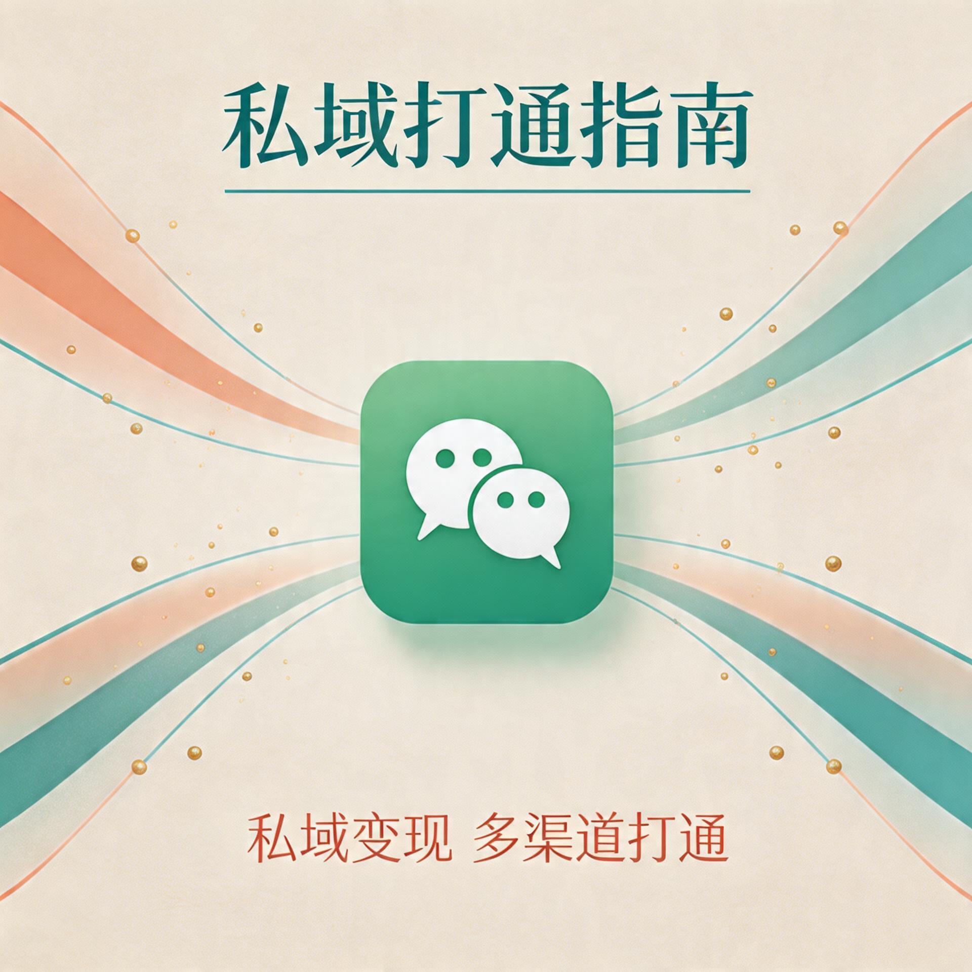 多平台流量汇入微信小程序实现私域变现的优雅插画封面